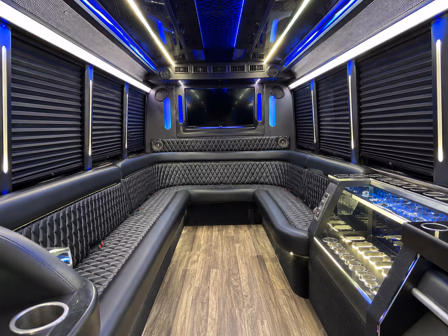 glendale corporate retreat shuttle bus rentals